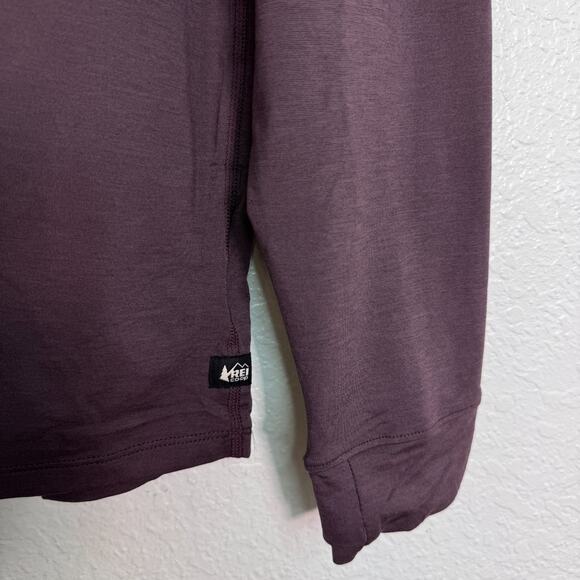 REI Active Pursuits Shirt Mens Small Activewear Layer Tshirt UPF 50 Purple NEW - Picture 5 of 8